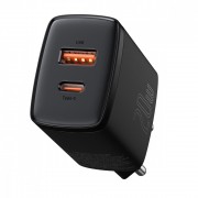 Зарядное устройство Baseus Compact Quick Charger 20W QC + PD (Type-C + 1USB) (CCXJ-B), Black