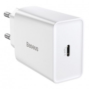 Зарядний пристрій Baseus Speed Mini Quick Charger 1C 20W (CCFS-S), Білий - Мережеві ЗП (220 В) - зображення 1 