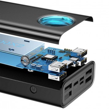 Портативний зарядний пристрій Baseus Amblight 65W Overseas Edition 30000mAh (PPLG000101), Black - Портативні ЗП (ПоверБанки) - зображення 4 