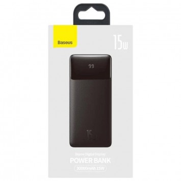 Power Bank Baseus Bipow Overseas 15W 30000mAh (PPBD050201), Черный - Портативные ЗУ (Power Bank) - изображение 5