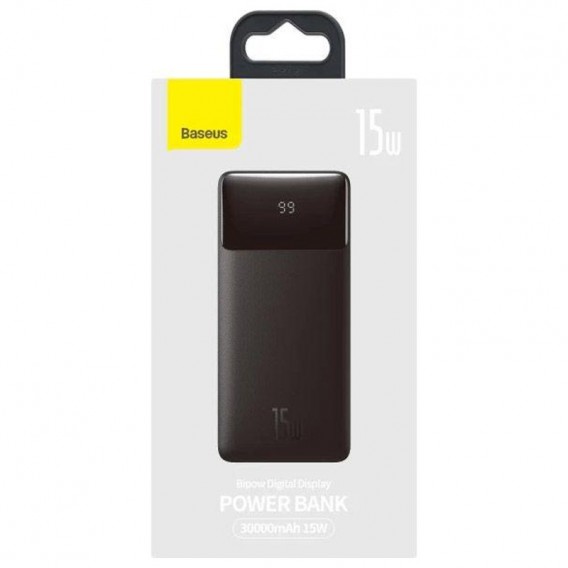 Портативное зарядное устройство для Baseus Bipow Overseas 15W 30000mAh (PPBD050201), Black