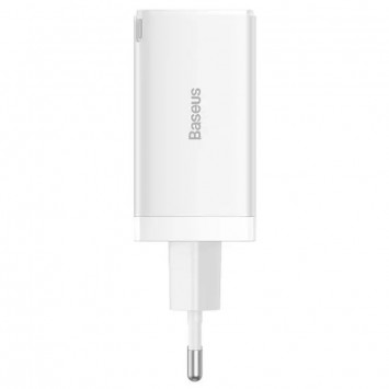 Зарядний пристрій Baseus GaN5 Pro 65W 2Type-C+USB 100W EU (CCGP12020), White - Мережеві ЗП (220 В) - зображення 1 