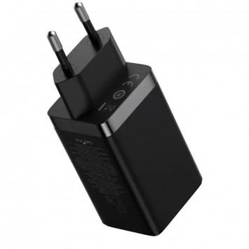 Зарядное устройство Baseus GaN5 Pro 65W 2Type-C+USB 100W EU CCGP12020 в черном цвете