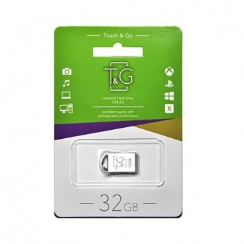 Флеш-драйв USB Flash Drive T&G 107 Metal Series 32GB, Срібний - Флеш пам'ять USB - зображення 1 