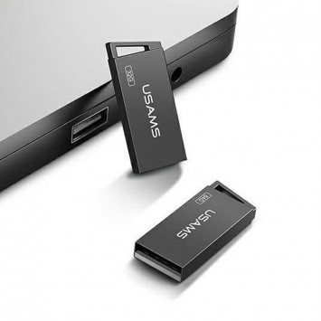 Флеш накопитель USAMS US-ZB206 USB2.0 High Speed Flash Drive 32 Gb, Iron-grey - Флеш память USB - изображение 2