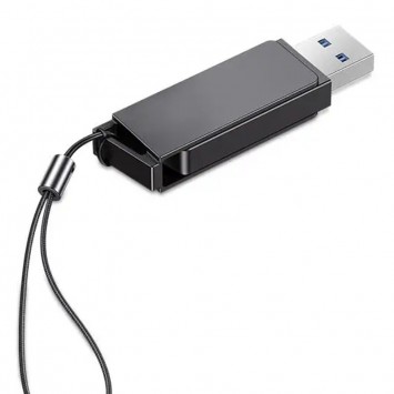 Флеш накопитель USAMS US-ZB195 USB3.0 Rotatable High Speed Flash Drive 32 Gb, Iron-grey - Флеш память USB - изображение 2