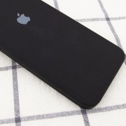 Чехол Silicone Case Square Full Camera Protective (AA) для Apple iPhone SE 2 / 3 (2020 / 2022) / iPhone 8 / iPhone 7, Черный/Black