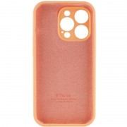 Чехол Silicone Case Full Camera Protective (AA) для Apple iPhone 12 Pro Max (6.7"), Оранжевый / Cantaloupe