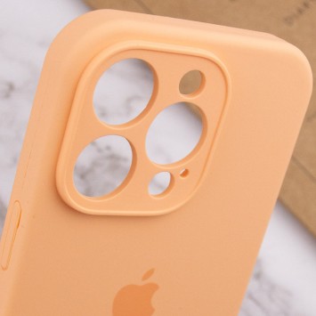 Чехол Silicone Case Full Camera Protective (AA) для Apple iPhone 12 Pro Max (6.7"), Оранжевый / Cantaloupe - Чехлы для iPhone 12 Pro Max - изображение 6