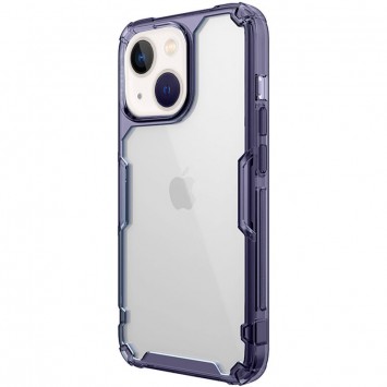 TPU чехол Nillkin Nature Pro Series для Apple iPhone 13/14 (6.1"), Темно-фиолетовый (прозрачный) - Чехлы для iPhone 13 - изображение 1