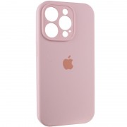 Чохол Silicone Case Full Camera Protective (AA) для Apple iPhone 13 Pro (6.1"), Рожевий / Chalk Pink