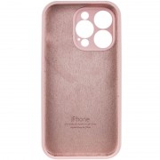 Чохол Silicone Case Full Camera Protective (AA) для Apple iPhone 13 Pro (6.1"), Рожевий / Chalk Pink