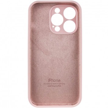 Чохол Silicone Case Full Camera Protective (AA) для Apple iPhone 13 Pro (6.1"), Рожевий / Chalk Pink - Чохли для iPhone 13 Pro - зображення 3 