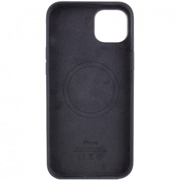 Чехол Silicone case (AAA) full with Magsafe для Apple iPhone 13 Pro Max (6.7"), Черный / Midnight - Чехлы для iPhone 13 Pro Max - изображение 1