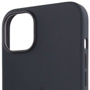 Чехол Silicone case (AAA) full with Magsafe для Apple iPhone 13 Pro Max (6.7"), Черный / Midnight