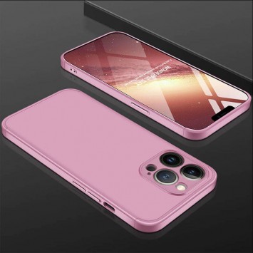 Пластиковая накладка GKK LikGus 360 градусов (opp) для Apple iPhone 13 Pro Max (6.7"), Розовый / Rose gold - Чехлы для iPhone 13 Pro Max - изображение 1