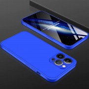 Пластиковая накладка GKK LikGus 360 градусов (opp) для Apple iPhone 13 Pro Max (6.7"), Синий