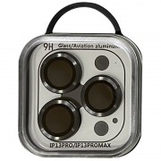 Защитное стекло Metal Classic на камеру (в упаковке) для Apple iPhone 14 Pro (6.1") / 14 Pro Max (6.7"), Темно-Серый / Graphite