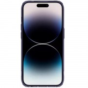 TPU чохол Nillkin Nature Pro Magnetic для Apple iPhone 14 Pro Max (6.7"), Темно-фіолетовий (прозорий)