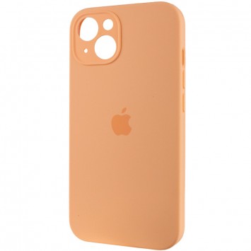 Чехол Silicone Case Full Camera Protective (AA) для Apple iPhone 14 (6.1"), Оранжевый / Cantaloupe - Чехлы для iPhone 14 - изображение 2
