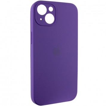 Чехол Silicone Case Full Camera Protective (AA) для Apple iPhone 14 (6.1"), Фиолетовый / Amethyst - Чехлы для iPhone 14 - изображение 1