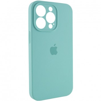 Чохол Silicone Case Full Camera Protective (AA) для Apple iPhone 14 Pro Max (6.7"), Бірюзовий / Marine Green - Чохли для iPhone 14 Pro Max - зображення 1 
