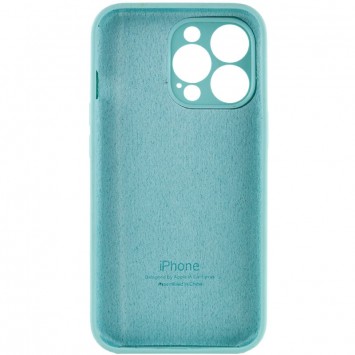 Чохол Silicone Case Full Camera Protective (AA) для Apple iPhone 14 Pro Max (6.7"), Бірюзовий / Marine Green - Чохли для iPhone 14 Pro Max - зображення 3 