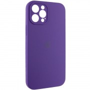 Чехол Silicone Case Full Camera Protective (AA) для Apple iPhone 14 Pro Max (6.7"), Фиолетовый / Amethyst