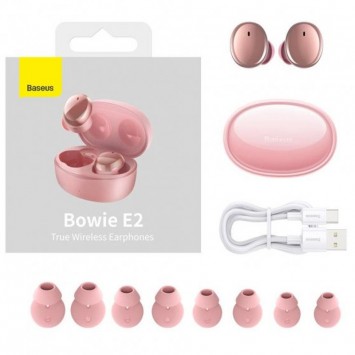 Bluetooth наушники Baseus Bowie E2 TWS (NGTW09), Pink - TWS Наушники - изображение 4
