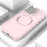 TPU чехол Bonbon Metal Style with MagSafe для Apple iPhone 14 Plus (6.7"), Розовый / Light Pink
