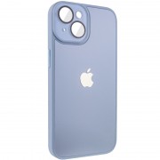 Чехол TPU+Glass Sapphire Midnight для Apple iPhone 13 (6.1"), Голубой / Blue