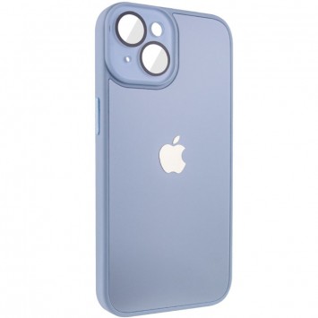 Чехол TPU+Glass Sapphire Midnight для Apple iPhone 13 (6.1"), Голубой / Blue - Чехлы для iPhone 13 - изображение 1