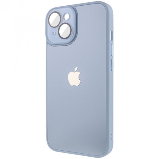 Чехол TPU+Glass Sapphire Midnight для Apple iPhone 13 (6.1"), Голубой / Blue - изображение 2