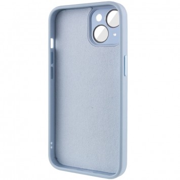 Чохол TPU+Glass Sapphire Midnight для Apple iPhone 13 (6.1"), Блакитний / Blue - Чохли для iPhone 13 - зображення 3 