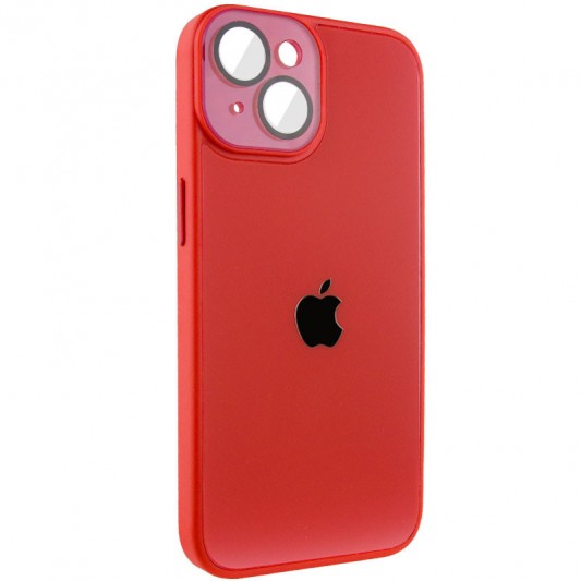 Чехол TPU+Glass Sapphire Midnight для Apple iPhone 13 (6.1"), Красный / Red - изображение 1