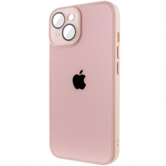 Чохол TPU+Glass Sapphire Midnight для Apple iPhone 13 (6.1"), Рожевий / Pink Sand