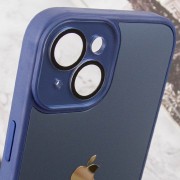 Чехол TPU+Glass Sapphire Midnight для Apple iPhone 13 (6.1"), Синий / Deep navy