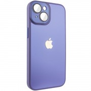 Чохол TPU+Glass Sapphire Midnight для Apple iPhone 14 (6.1"), Бузковий / Dasheen