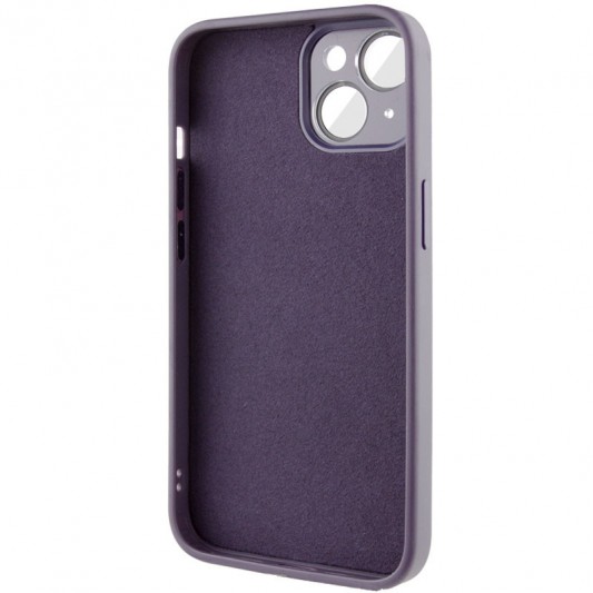 Чохол TPU+Glass Sapphire Midnight для Apple iPhone 14 (6.1"), Фіолетовий / Deep Purple - зображення 3 