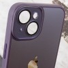 Чохол TPU+Glass Sapphire Midnight для Apple iPhone 14 (6.1"), Фіолетовий / Deep Purple