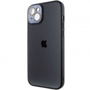 Чохол TPU+Glass Sapphire Midnight для Apple iPhone 14 (6.1"), Чорний / Black