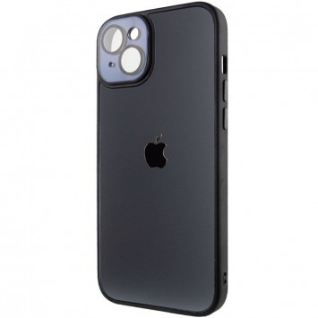 Чохол TPU+Glass Sapphire Midnight для Apple iPhone 14 (6.1"), Чорний / Black - Чохли для iPhone 14 - зображення 2 