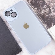 Чехол TPU+Glass Sapphire Midnight для iPhone 14 (6.1"), Голубой / Blue