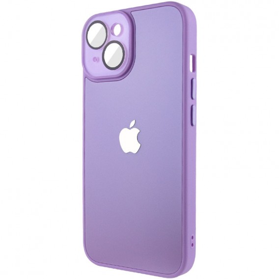 Чохол TPU+Glass Sapphire Midnight для Apple iPhone 14 (6.1"), Бузковий / Lilac