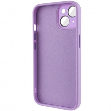 Чохол TPU+Glass Sapphire Midnight для Apple iPhone 14 (6.1"), Бузковий / Lilac - Чохли для iPhone 14 - зображення 3 