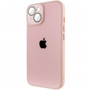 Чохол TPU+Glass Sapphire Midnight для Apple iPhone 14 (6.1"), Рожевий / Pink Sand