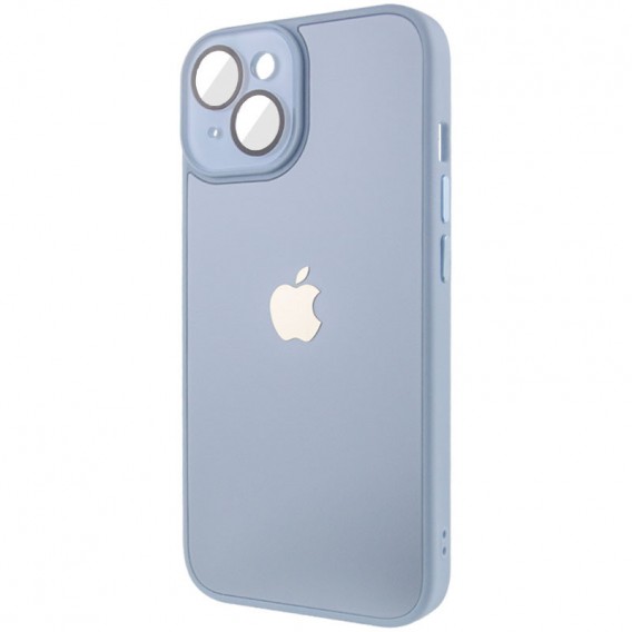 Чохол TPU+Glass Sapphire Midnight для Apple iPhone 14 Plus (6.7"), Блакитний / Blue
