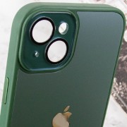 Чехол TPU+Glass Sapphire Midnight для iPhone 14 Plus (6.7"), Зеленый / Forest green