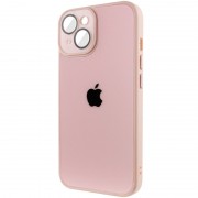 Чохол TPU+Glass Sapphire Midnight для Apple iPhone 14 Plus (6.7"), Рожевий / Pink Sand