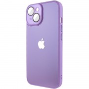 Чохол TPU+Glass Sapphire Midnight для Apple iPhone 14 Plus (6.7"), Бузковий / Lilac